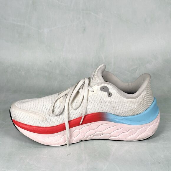 New Balance White and Red Athletic Shoes - Picture 8 of 16